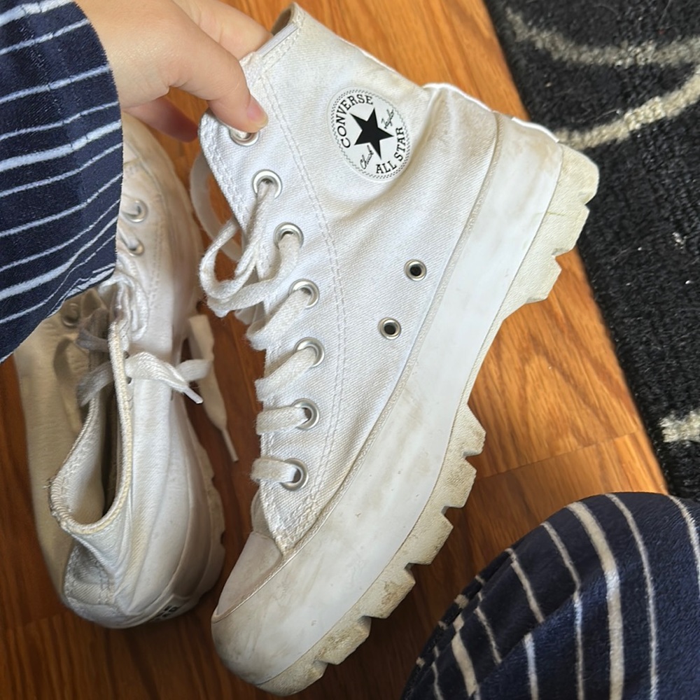 Converse raised heel boot/ sneakers